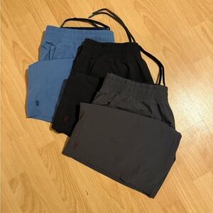 Rhône Men's Multi-Pack Shorts - Black, Blue, Gray